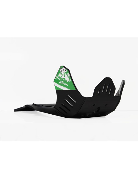 Sabot AXP PEHD 8mm Noir avec protection de biellette KAWASAKI 450 KXF 2019 -2023