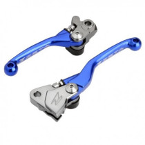Jeu de leviers retournables ZETA Yamaha 65 YZ 2018 85 YZ 2015 Bleu