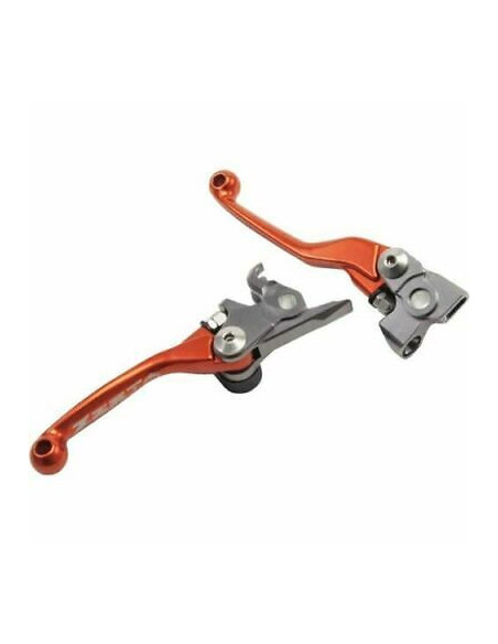 Jeu de leviers retournables ZETA KTM 250 EXC/EXCF/SXF/SX, 300 EXC, EXCF, 400 EXC, 450 EXC/EXC-R/EXCF/SMR/SX/SXF, 500 EXC/EXCF..