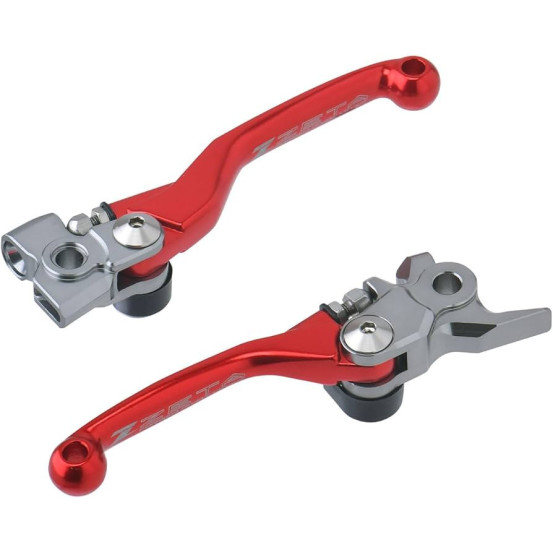 Jeu de leviers retournables ZETA Gas Gas Brembo 2021 Rouge