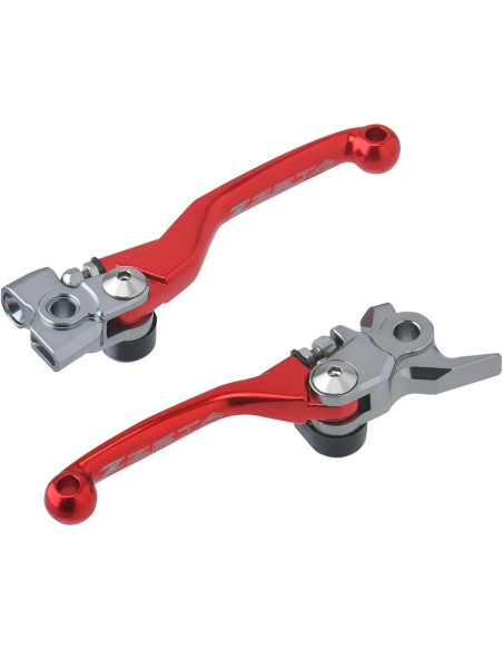 Jeu de leviers retournables ZETA Gas Gas Brembo 2021 Rouge