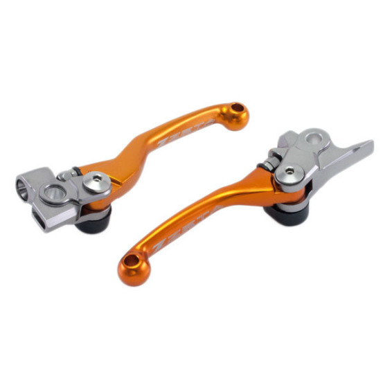 Jeu de leviers retournables ZETA KTM 125 EXC 2014-16, 125/144 SX 2014-15, 150 SX 2014-15, 200 EXC 2014-15 Orange
