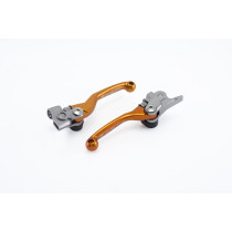 Jeu de leviers retournables ZETA KTM 65 SX 2014-2020 85 SX 2013-2020 Orange