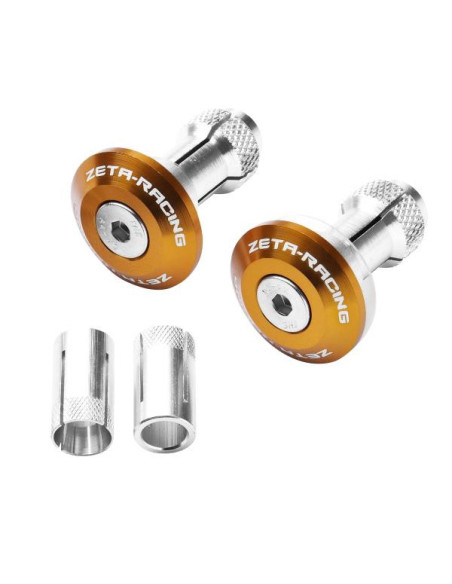 Embouts de guidon ZETA 29mm OR la paire