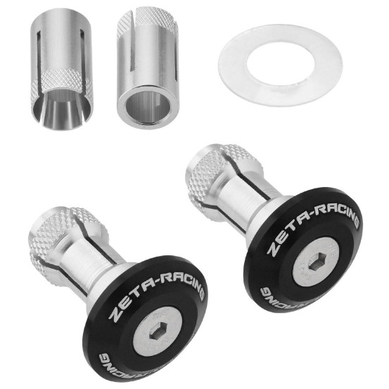 Embouts de guidon ZETA 29mm Noir la paire
