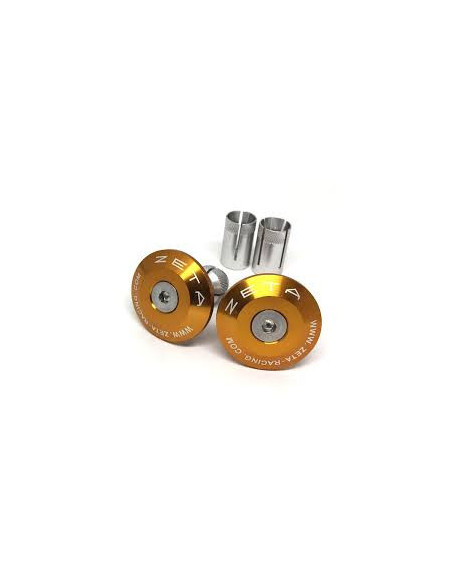 Embouts de guidon ZETA 35mm OR la paire