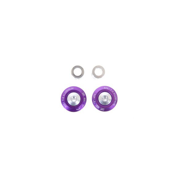 Embouts de guidon ZETA 35mm Violet la paire