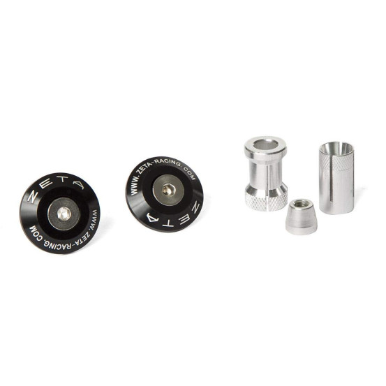 Embouts de guidon ZETA Swivel 29mm Noir la paire