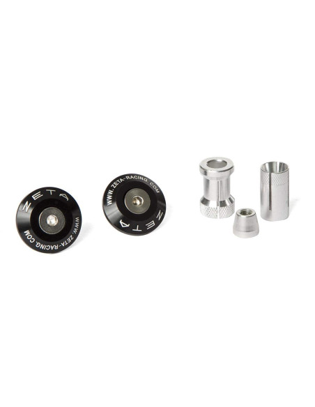 Embouts de guidon ZETA Swivel 29mm Noir la paire