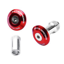 Embouts de guidon ZETA Swivel 29mm Rouge la paire