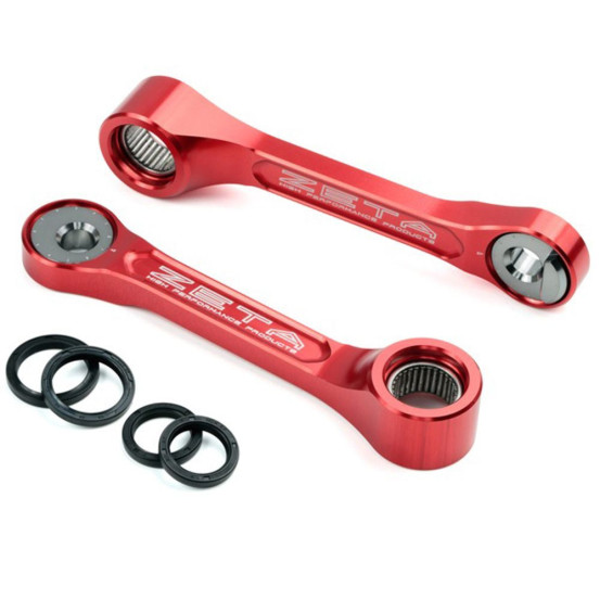 Biellette d'amortisseur réglable ZETA Honda 250 CRF-R 2018 450 CRF R/RX 2017-2018 Rouge