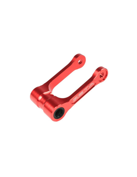 Biellette de rabaissement d'amortisseur ZETA Honda CRF 250 R 2013-17, CRF 450 R 2016 Rouge
