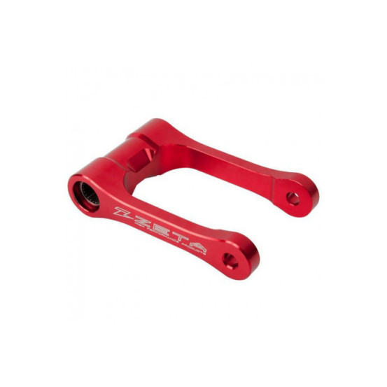 Biellette de rabaissement d'amortisseur ZETA Honda CRF 450 X 2008-16 Rouge -30mm