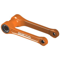 Biellette de rabaissement d'amortisseur ZETA KTM 125/150 SX 2016-17, 250/350/450 SXF 2016-17 Orange -30mm