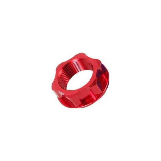 Ecrou de té de fourche ZETA M24x30-P1.5 H14 rouge