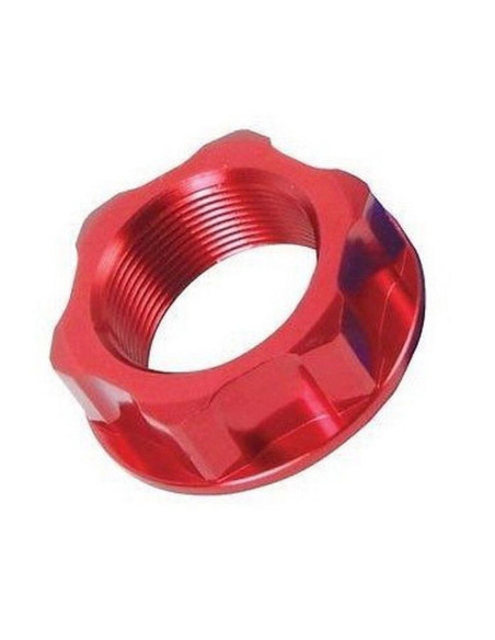 Ecrou de té de fourche ZETA M24x32-P1.5 H10 rouge