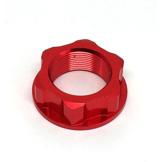 Ecrou de té de fourche ZETA M26x32-P1.0 H10 rouge
