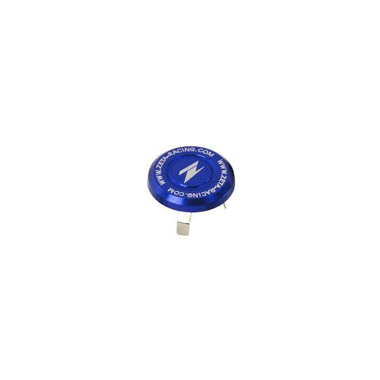 Bouchon de té de fourche ZETA 13-17,5mm Bleu