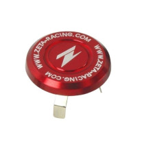 Bouchon de té de fourche ZETA 13-17,5mm rouge