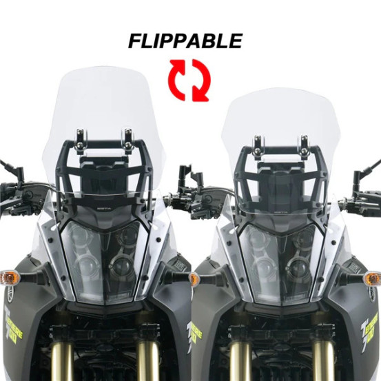 Bulle double position ZETA Yamaha Ténéré T7 2018-2023
