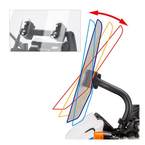 Bulle double position ZETA Yamaha Ténéré T7 2018-2023