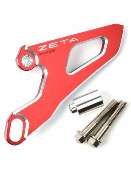 Protection pignon ZETA Kawasaki 125 KX 2003-08, 250 KX 2005-08, 250 KXF 2017, KX 450 F 2006-17 Rouge