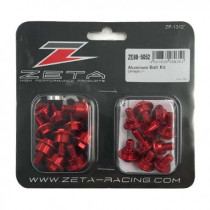Kit vis ZETA pour plastiques HONDA 450 CRF 2017 Rouge