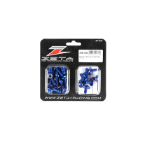 Kit vis ZETA pour plastiques Kawasaki 450 KXF 2016-2017 Bleu