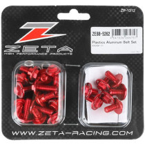 Kit vis ZETA pour plastiques Kawasaki 250 KXF 2017 Rouge