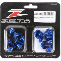 Kit vis ZETA pour plastiques Suzuki 250 RMZ 2010-2017, 450 RMZ 2011-17 Bleu