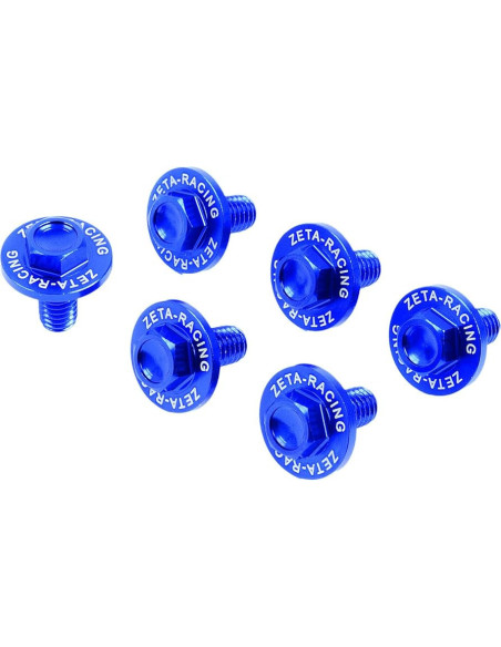 Vis de protections de fourche ZETA Kawasaki, Suzuki RMZ 250 2005-06 Bleu
