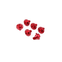 Vis de protections de fourche ZETA Suzuki 250/450 RMZ 2008-17, RMX 450 Z 2010-16 Rouge