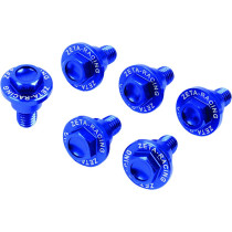 Vis de protections de fourche ZETA Yamaha YZ 125/250 2008-2021, YZ 250/450 F 2008-2021 Bleu