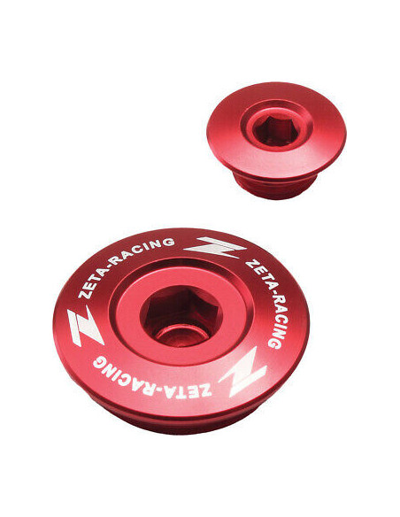 Kit bouchons carters moteur Zeta Honda 450 CRF R/RX 2017 Rouge