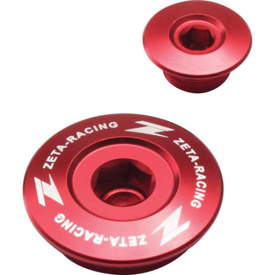 Kit bouchons carters moteur Zeta Honda 250 CRF R/RX 2018-2019 Rouge