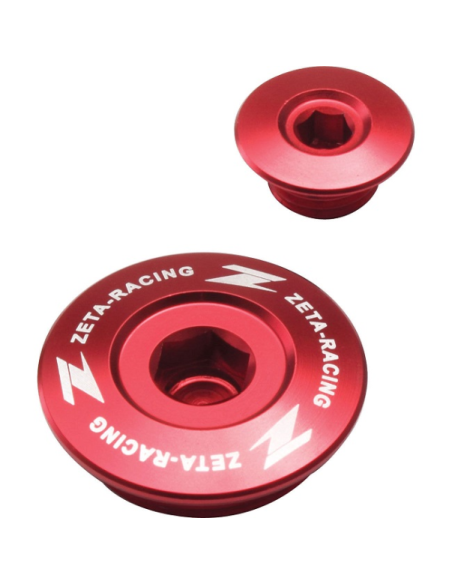 Kit bouchons carters moteur Zeta Honda 250 CRF R/RX 2018-2019 Rouge