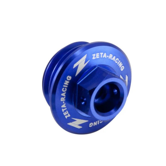 Bouchon de remplissage d'huile ZETA M20x1.5 Suzuki, Yamaha Bleu selon modeles compatibles