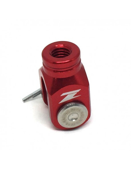 Chape de pédale de frein ZETA Kawasaki KX 65/125/250, KXF 250/450, KLX 450, KFX 450, Suzuki RMZ 250 Rouge