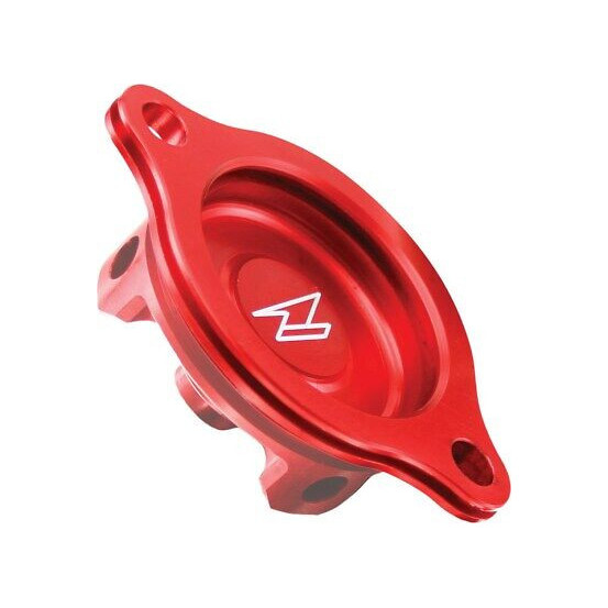 Carter de filtre à huile ZETA Kawasaki 450 KXF 2006-15, KLX 450 R 2008-15 Rouge