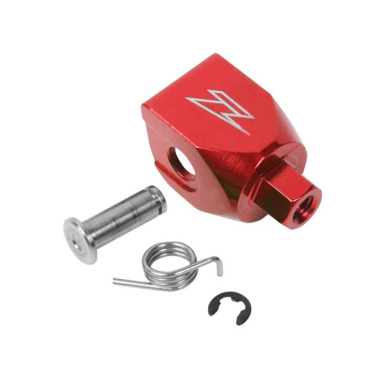 Adaptateur de sélecteur ZETA droit Rouge