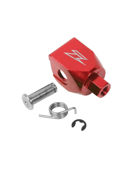 Adaptateur de sélecteur ZETA droit Rouge