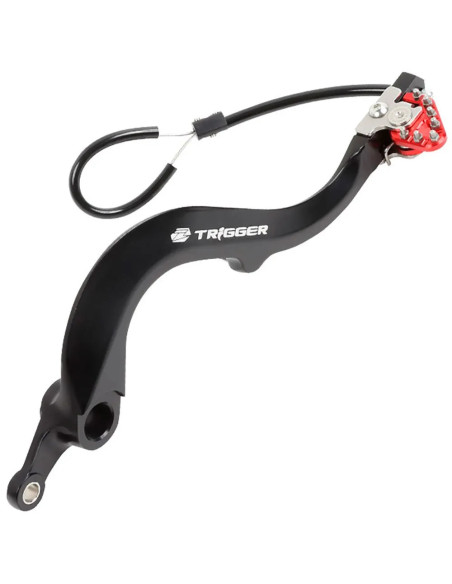 Pédale de frein ZETA Trigger Kawasaki KX 250 F 2016-17 Rouge