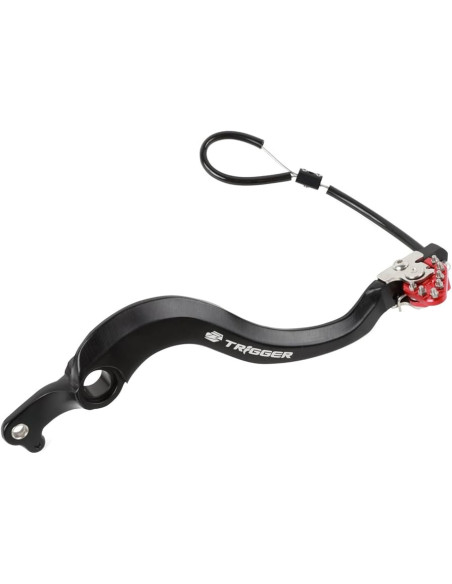 Pédale de frein ZETA Trigger Suzuki 250 RMZ 2013-2017 Rouge