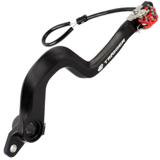 Pédale de frein ZETA Trigger Suzuki DRZ 400 S/SM 2000-16 Rouge