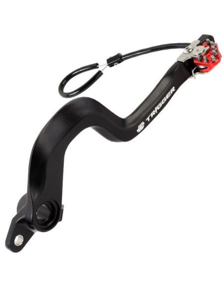 Pédale de frein ZETA Trigger Suzuki DRZ 400 S/SM 2000-16 Rouge