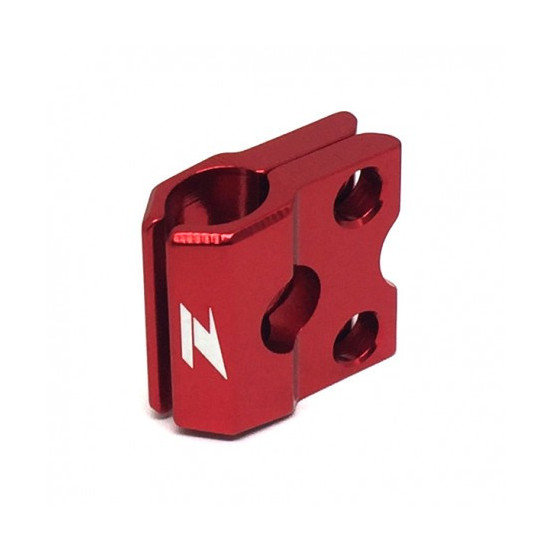 Fixation durite de frein ZETA Honda 80/85/125/250 CR, 150/450 CRF R, XR 250/400 Rouge