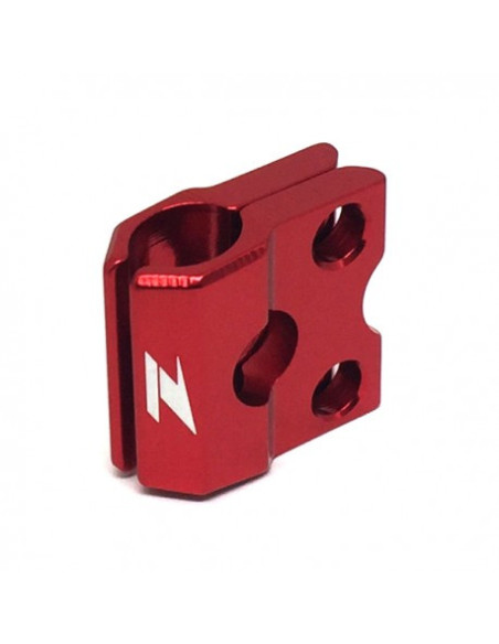 Fixation durite de frein ZETA Honda 80/85/125/250 CR, 150/450 CRF R, XR 250/400 Rouge
