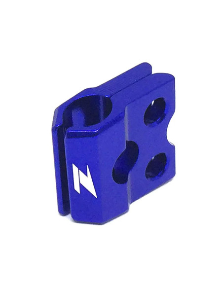 Fixation durite de frein ZETA Honda 125/250 CR 250/450 CRF R/X/RX, Yamaha YZ/YZF Bleu