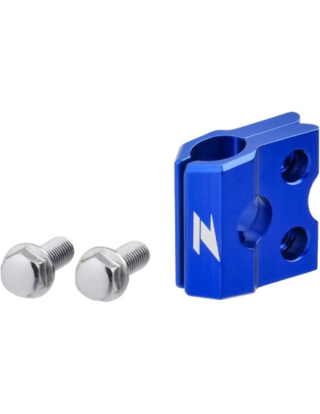 Fixation durite de frein ZETA Yamaha 125/250 YZ 2005-08, 250/450 YZF, 25/450 WRF Bleu