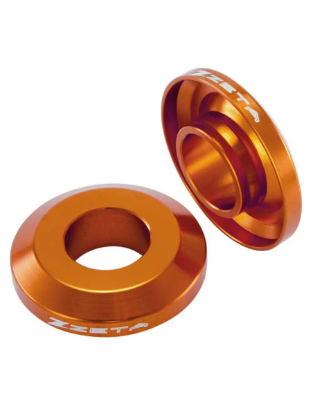 Entretoises de roue arrière ZETA Fast KTM 125-250 SX, 250-450 SXF Orange